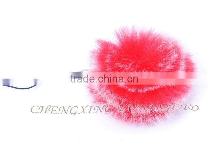 CX-A-54B Rabbit Fur Mobile Phone Strap Detachable Key Ring