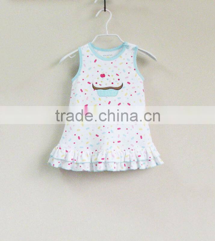 mom and bab 2013 Summer baby clothes 100% cotton girl dress 2pcs set
