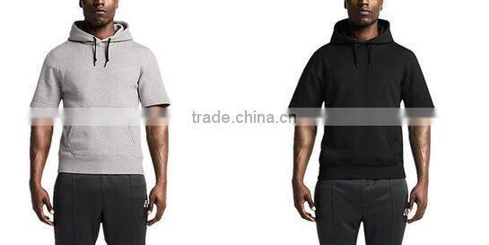 mens womens hip hop hooded fleece basketball 100% cotton sets sport fleece autumn winter short sleeves custom fleece