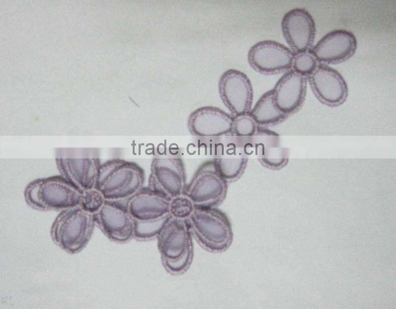 crochet flower patches for clothing