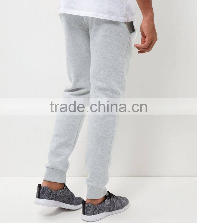 casual soft french terry jogger cuffed hem jogger