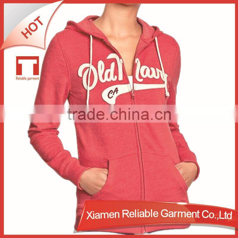 Wholesale-plain-hoodies custom women hoodies