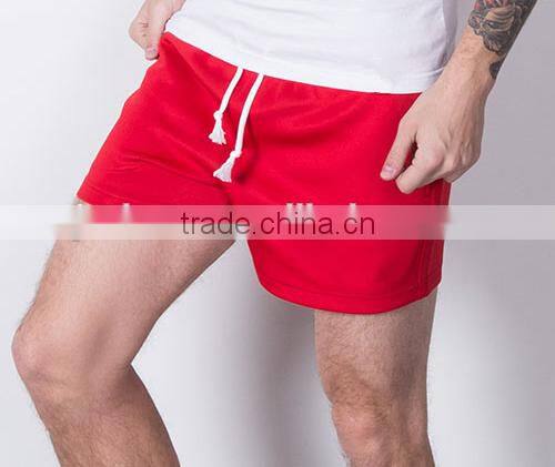 china wholesale hot-selling custom polyester/cotton gym shorts for men
