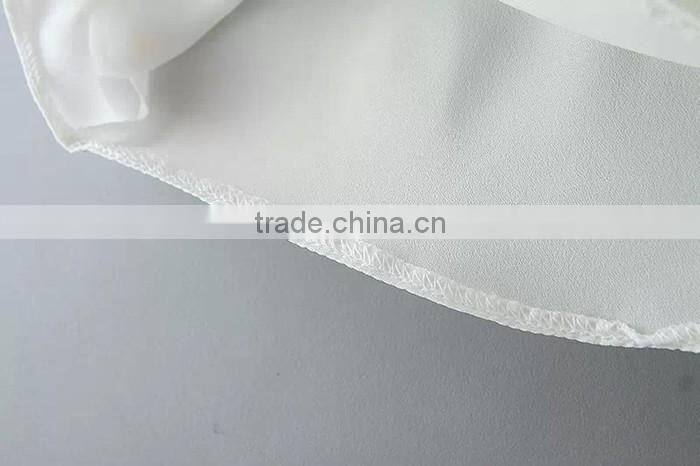 2016 Summer Style Hollow Out Sleeveless Design Tank Top for Women Chiffon Tank Tops