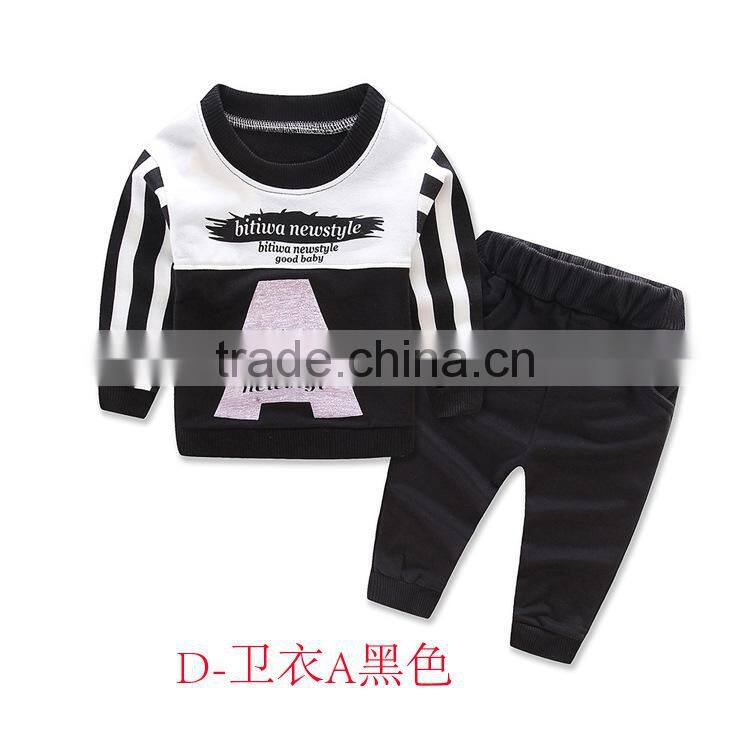 2017 Autumn new design kids clothes sets boy clothing sets
