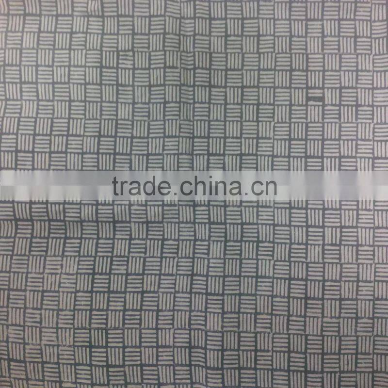 hand block printed table runner and napkins