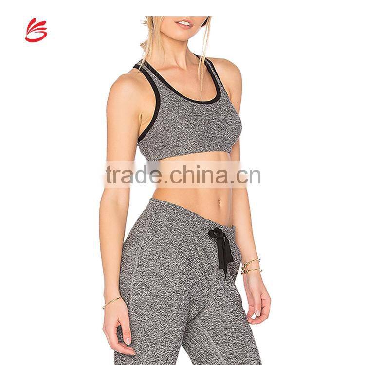 2017 Custom Women Yoga Sport Suit Bra Set 2 Piece Female Fitnees Gym Lightweight Sportswear Sexy Running Workout Clothes