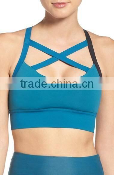 OEM service wholesale dry fit comfortable sexy ladies gym sport bra
