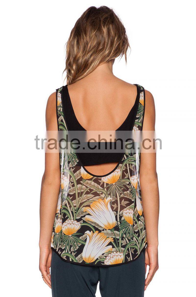 contrast crop top lining tank tops with built in bra
