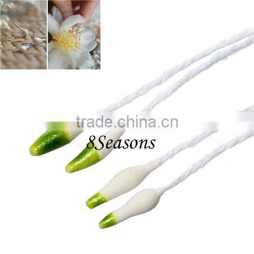 Cheap Wholesale Pearlized Craft Fruit Green Artificial Flower Stamen For Cakes Decoration