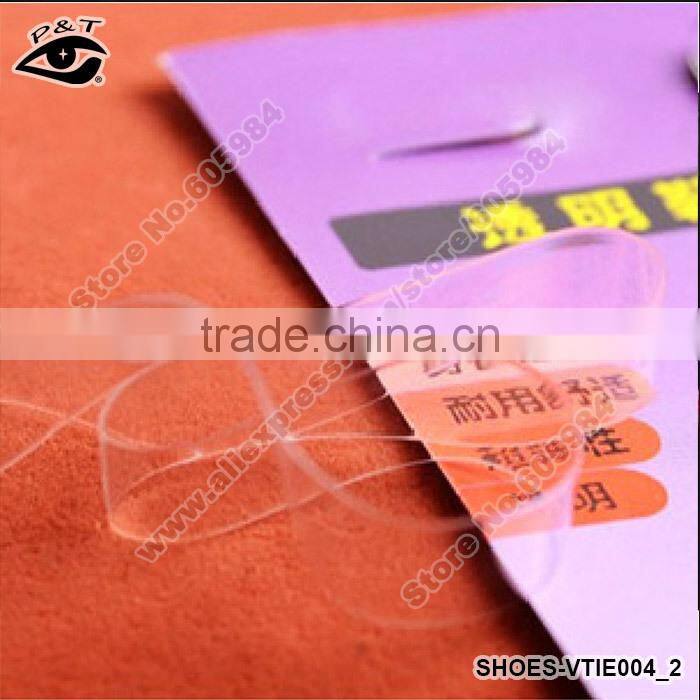 Silicone Elastic Band Ribbon Shoe lace Clear Shoe Straps for High Heeled Shoes Accessories for Ladies Girl