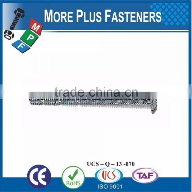 Made in Taiwan Machine Screw Metric Break off Snap Off Screw Carbon Steel Zinc Plated