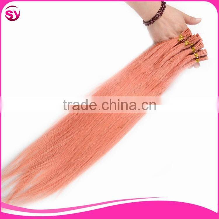 Top Grade Factory Direct Cheap 0.5G Per Strand I/U/V Tip Nail Keratin Hair