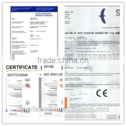 Building solar tint reflective window glass film one way vision