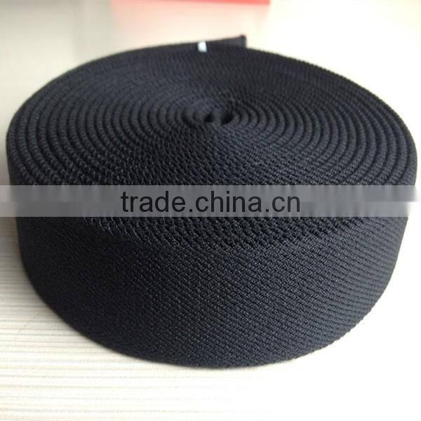 wide thick black elastic band