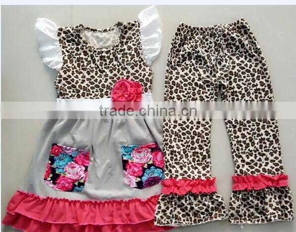 Lazy Girls Easter New Bunny Set Children Boutique Clothing Green Pastel Outfits Baby Clothes