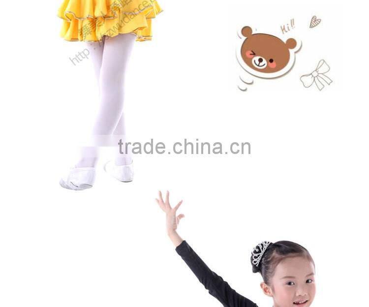 Child Kids Spandex Long Sleeve Latin Dance Dress Girls Fancy Dance Stage Costumes Performance Dress