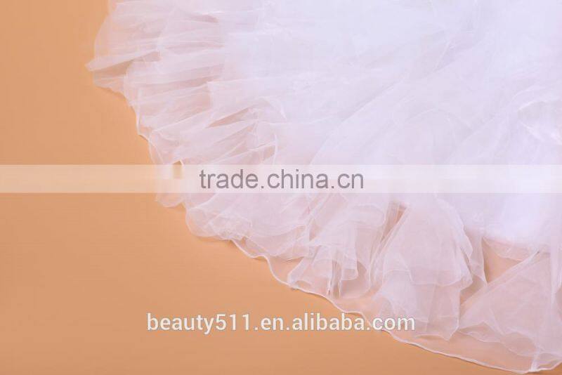 A-line Wedding Dress Open Back Floor-length Strapless Lace Tulle with Lace bridal gown P001