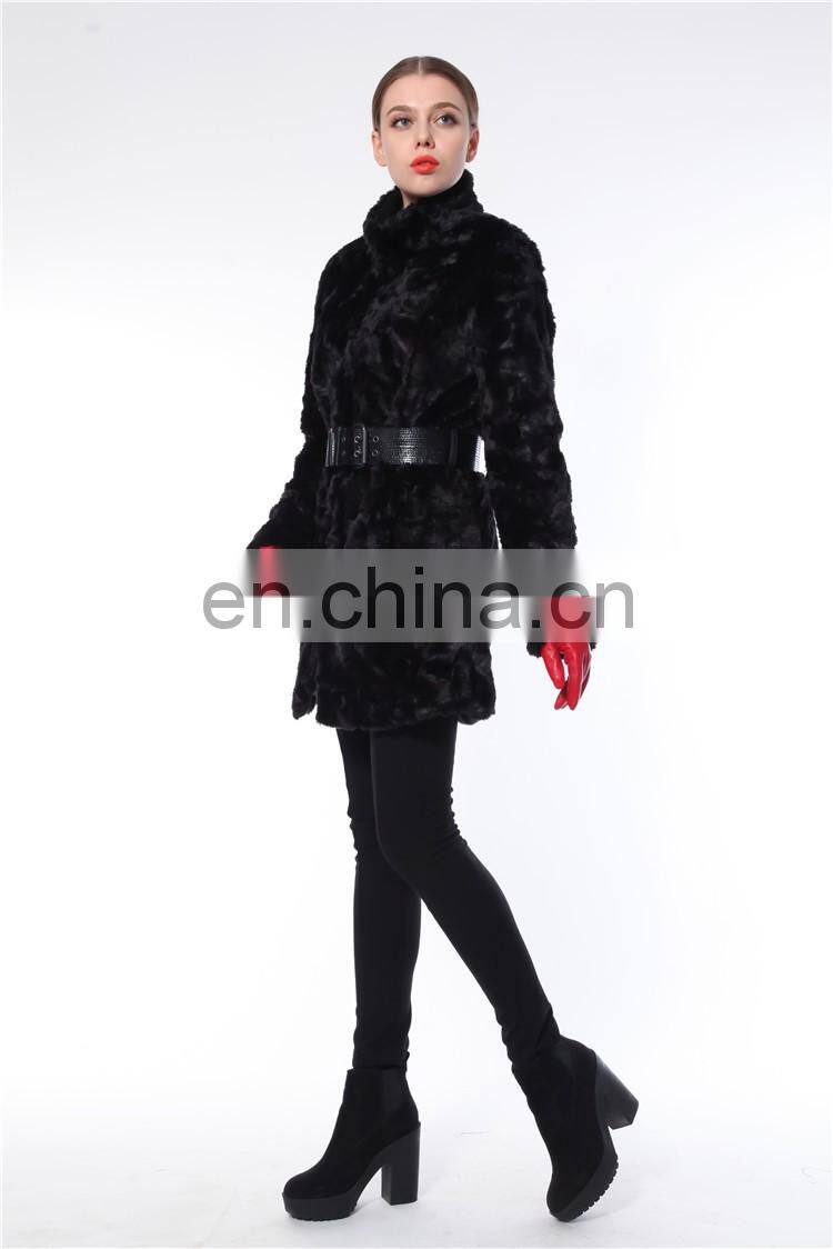 High Quality Professional Wholesale Europe Style Fur Coat 2016