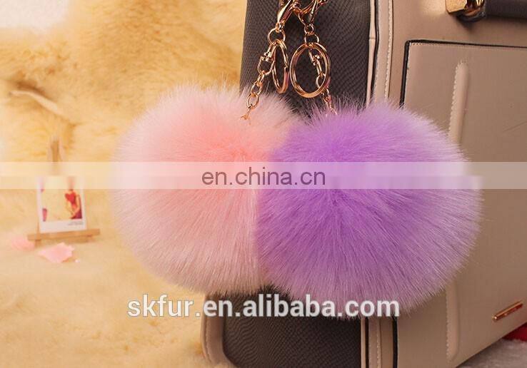 Low price faux or fake fur bag charm