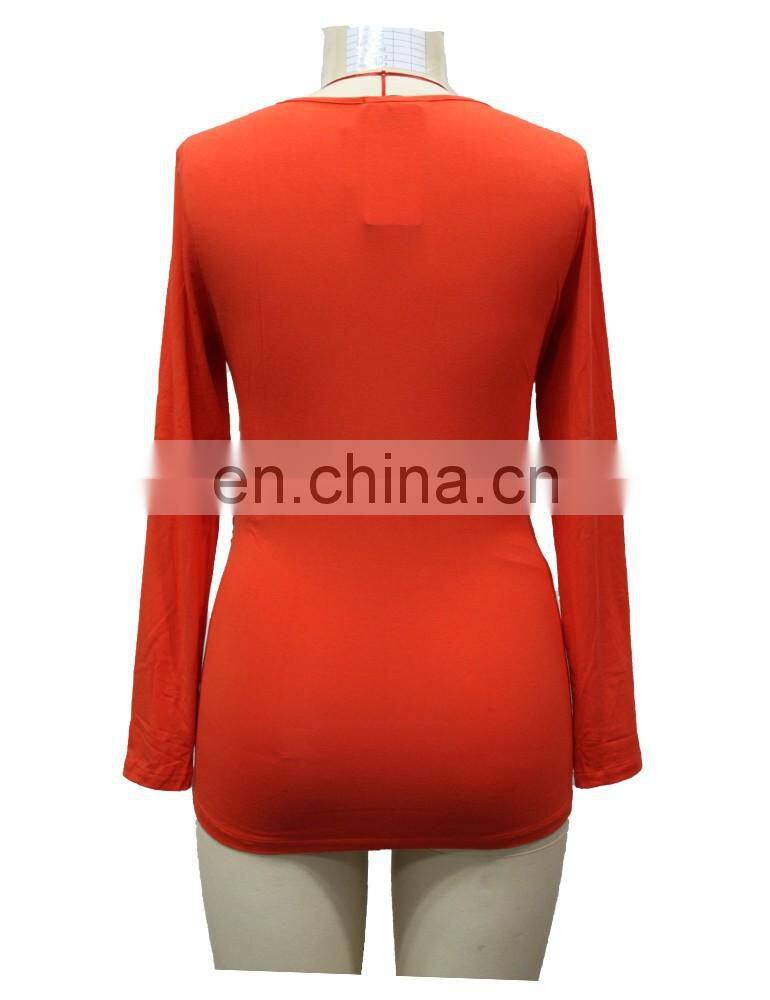 Guangzhou Factory Viscose Pregnant Women Wrap Top