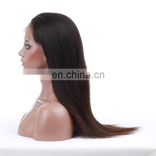 100% Remy Human Hair Indian Virgin Hair Wig Unprocessed Indian Full lace Wig