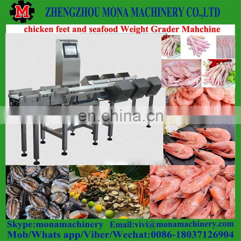 Useful seafood sorting grading machine with lowest price