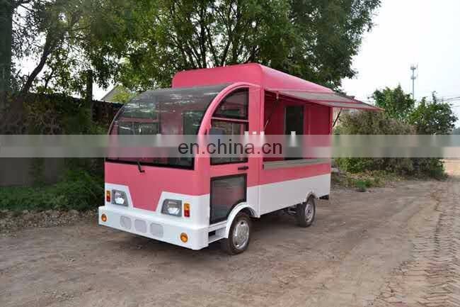 New design mobile snack food cart trucks/trailer/trolley for sale
