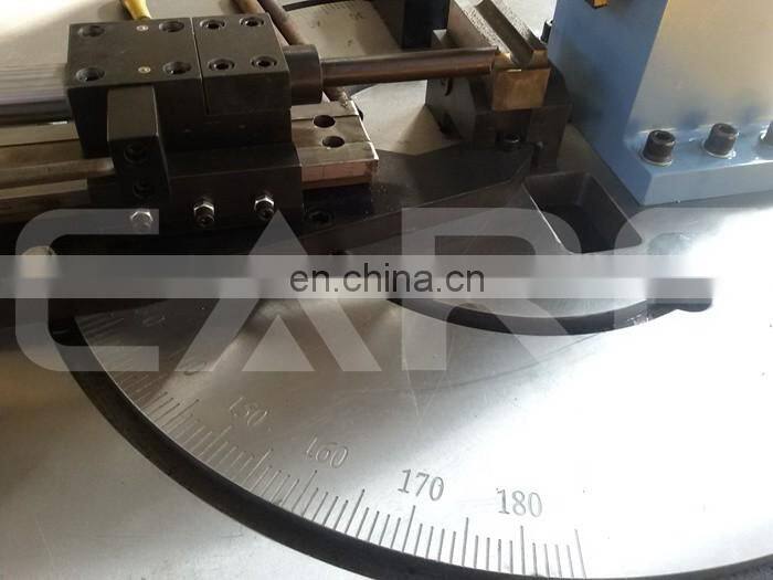 Horizontal hydraulic metal pipe end arc punching machine