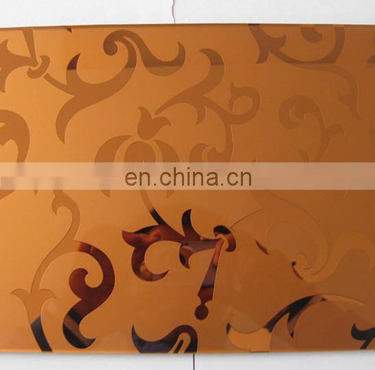 TITANIUM MIRROR WITH BACK PAINTED