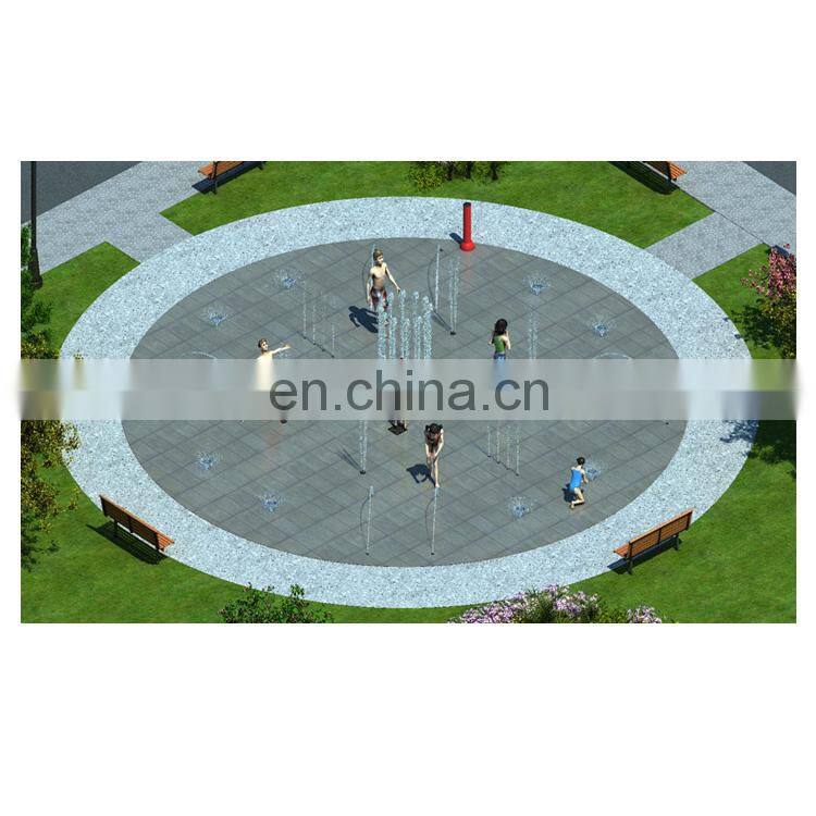 Hot Popular Summer Commercial Water Features Spa with Waterfalls in Splash Pad for Sale
