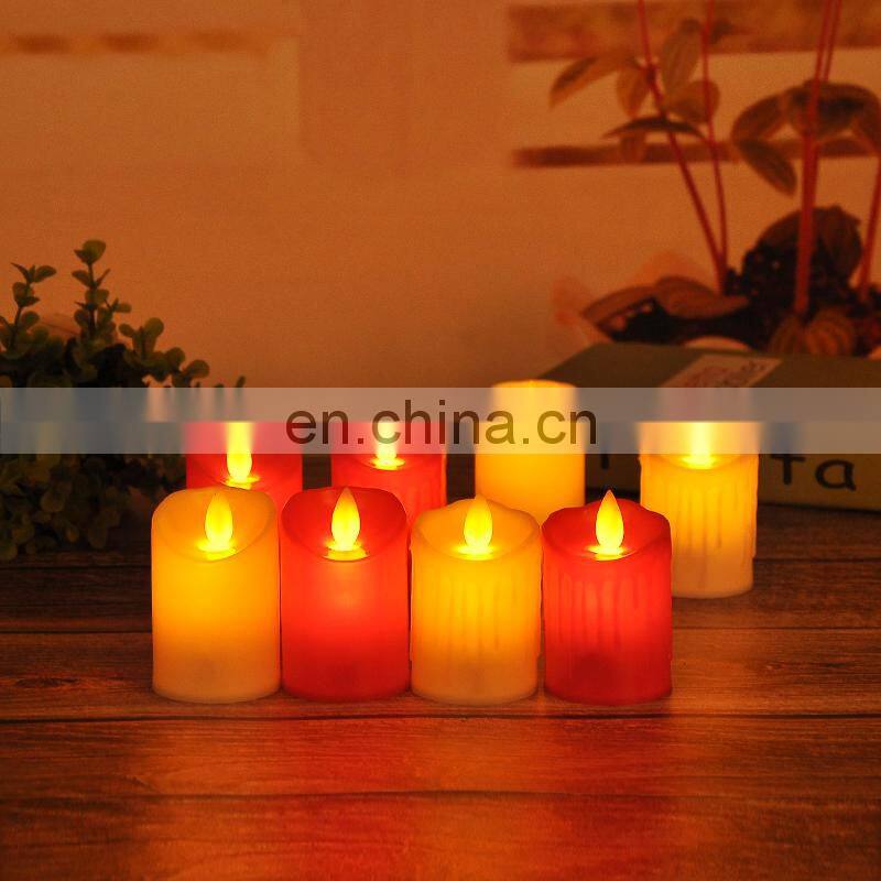 Wedding decoration led light up christmas candle room decoration led candle light