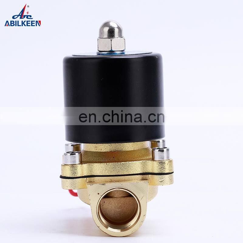 2W160-15 Normally Closed Type Direct Acting Electric Brass Solenoid Valve Price Water/Air Solenoid Valve