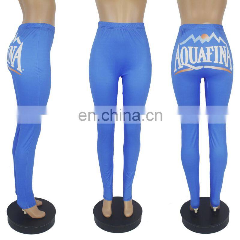 Fall clothing 2020 High Waisted Yoga Workout Long Pants Tight Butt leggings Candy Snack corn pants in womens