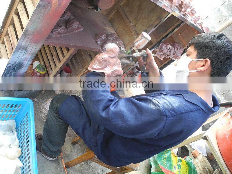 White Latex Masks of Terror with Hair