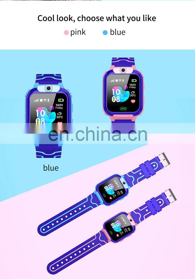 YQT Factory Jam Anak Child SOS Tracker Monitor Watch Kids Smartwatch Q12