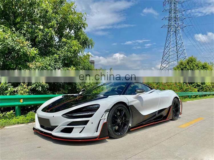 Runde Dry Carbon Fiber Kits For 16-19 Mclaren 720S Upgrade Mansory Style Body Kit Front Bumper Rear Bumper Side Skirts Fender