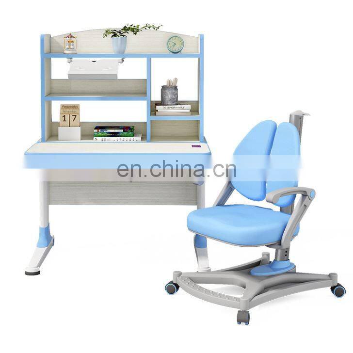 Mini children's solid wood learning desk primary school students' desk chair combination set can be lifted