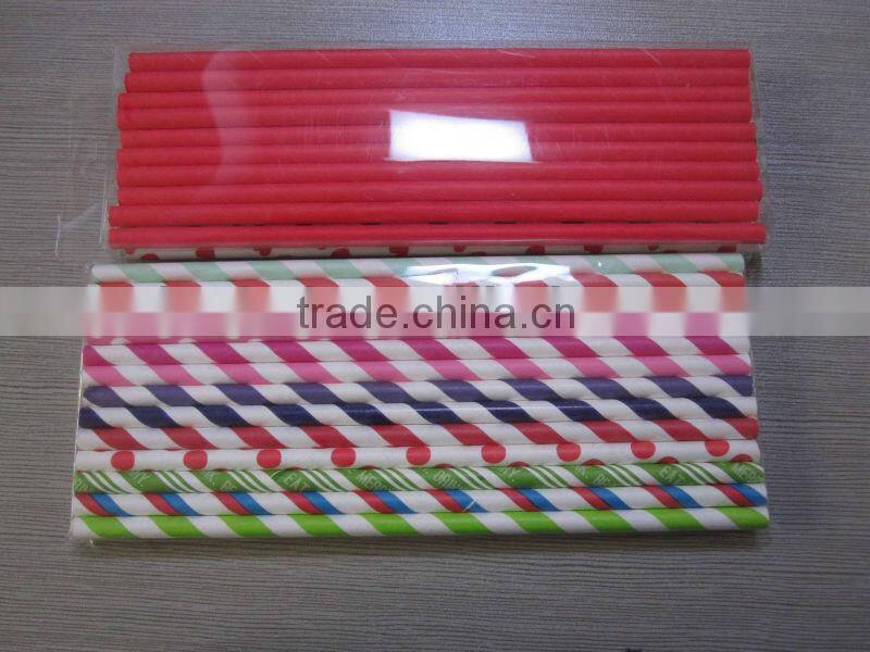 floral print drinking paper Straws party supplies