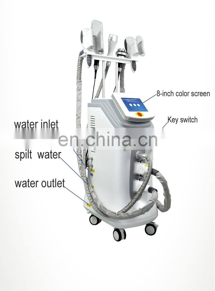 CE approved cool tech 3 cryo handles double chin removal body shaping slimming machine