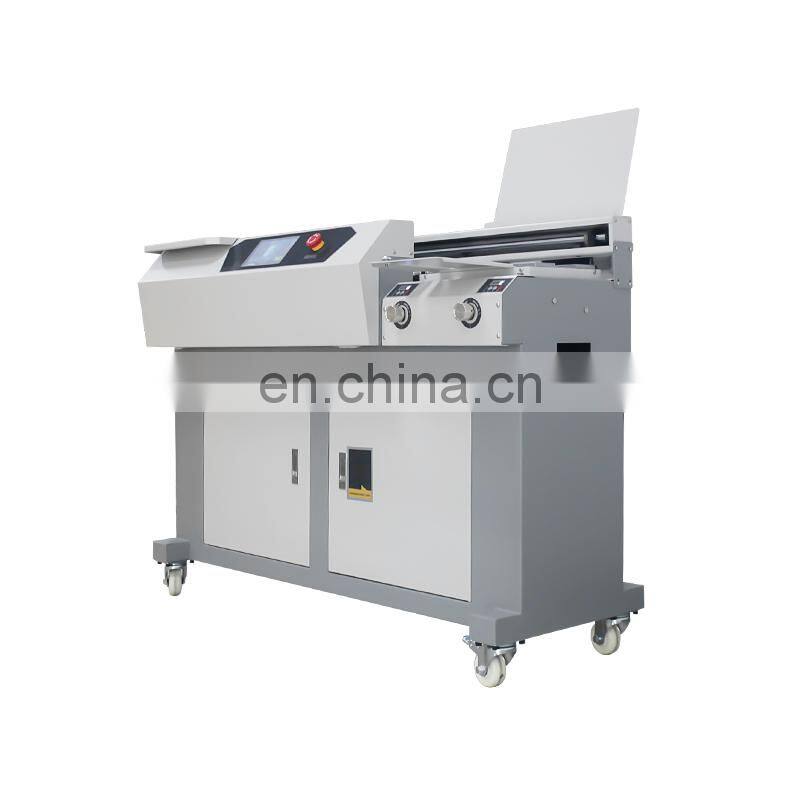 SPB-BM300L Cheap Price Semi-Automatic A4 Hot Met Gule Book Binding Machine With Seven Inch Industrial-Grade Touch Screen