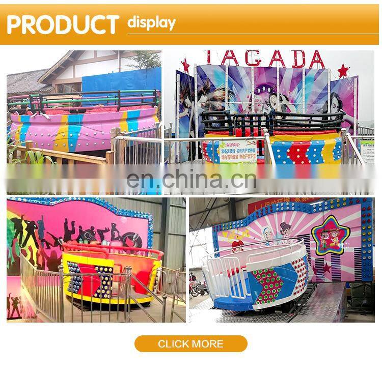Fairground attractive entertainment carnival game adult amusement equipment disco tagada for sale