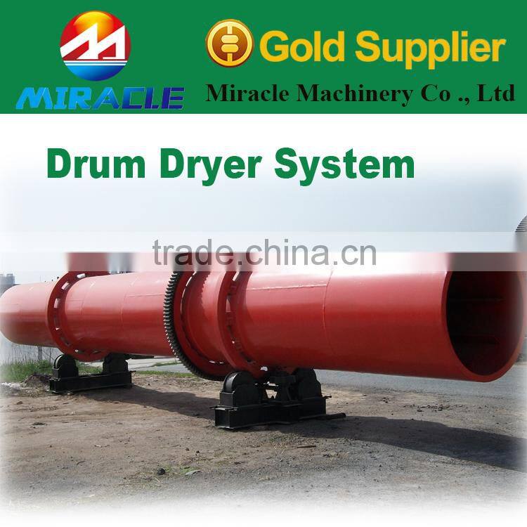 Low speed rotation cow dung dewatering machine/chicken manure drum dryer machine