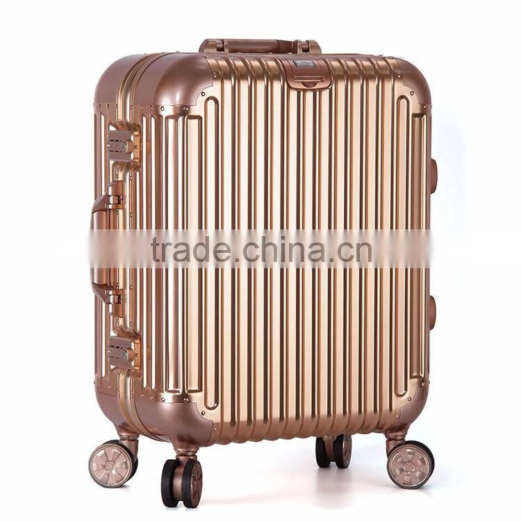 Good quality aluminum luggage case for travel