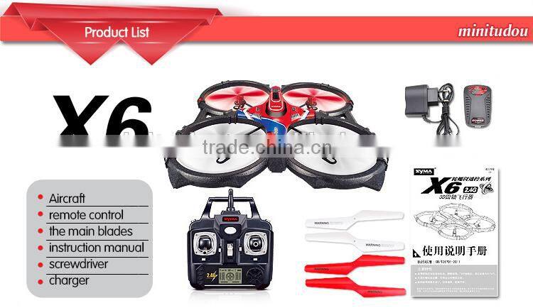 new rc quadcopter with light drone products made in china X6