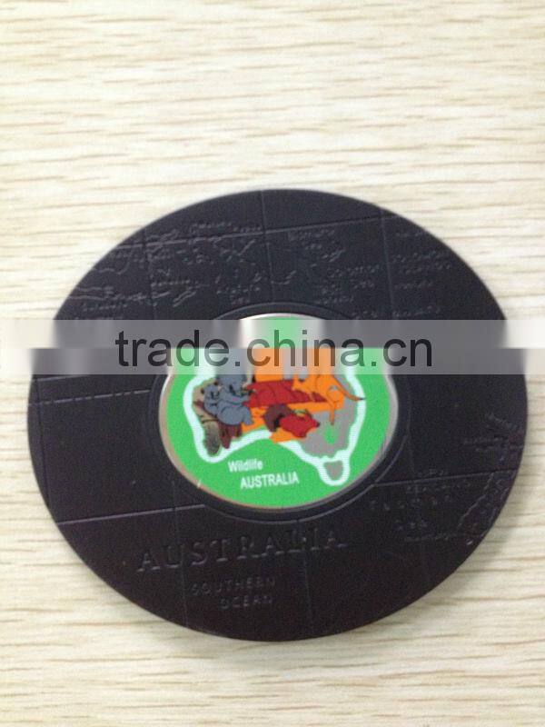 High quality fancy tea plastic cofee cup mat