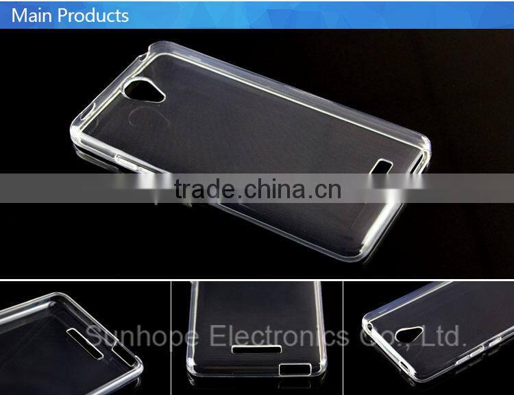 wholesale alibaba clear transparent tpu cell phone case for redmi note 2 xiaomi