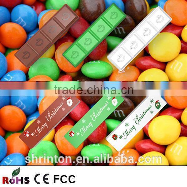 chrismas gift 2600mah chocolate shape smart power bank
