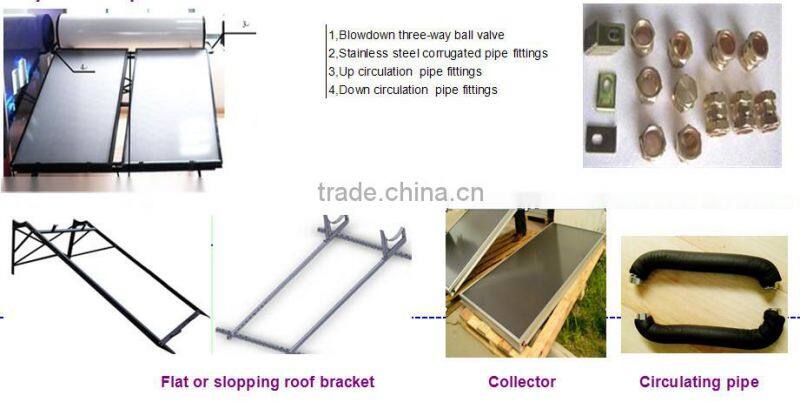 2015 compact solar water heater system with SRCC Solar Keymark solar water heater wholesales