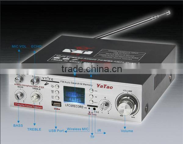 beverage mixer and dispenser YT-F6 with Karaoke support FM/MIC/TF/USB